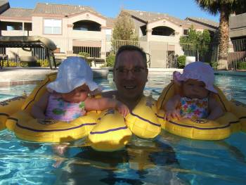 Joe and twins