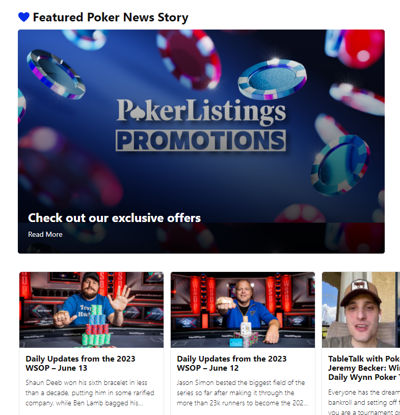 PokerListings